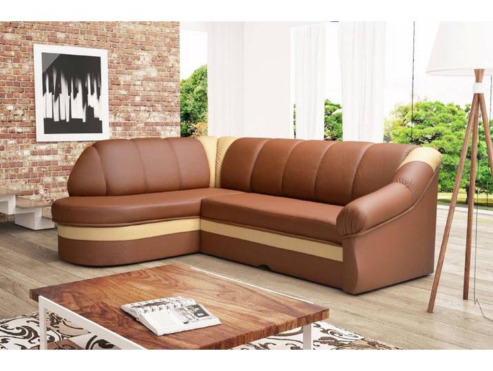 Xlmoebel Ecksofa Stilvolles Sofa mit hochwertiger Polsterung und Schlafmöglichkeit, Ecksofa, Hergestellt in Europa