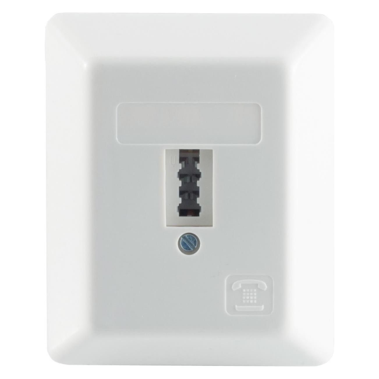 Shiverpeaks S/CONN maximale Konnektivität Telefonanschlussdose TAE U, universal für F + N, rein (74000-UW)