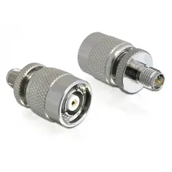 DeLOCK 88411 Kabeladapter RP-SMA RP-TNC Silber