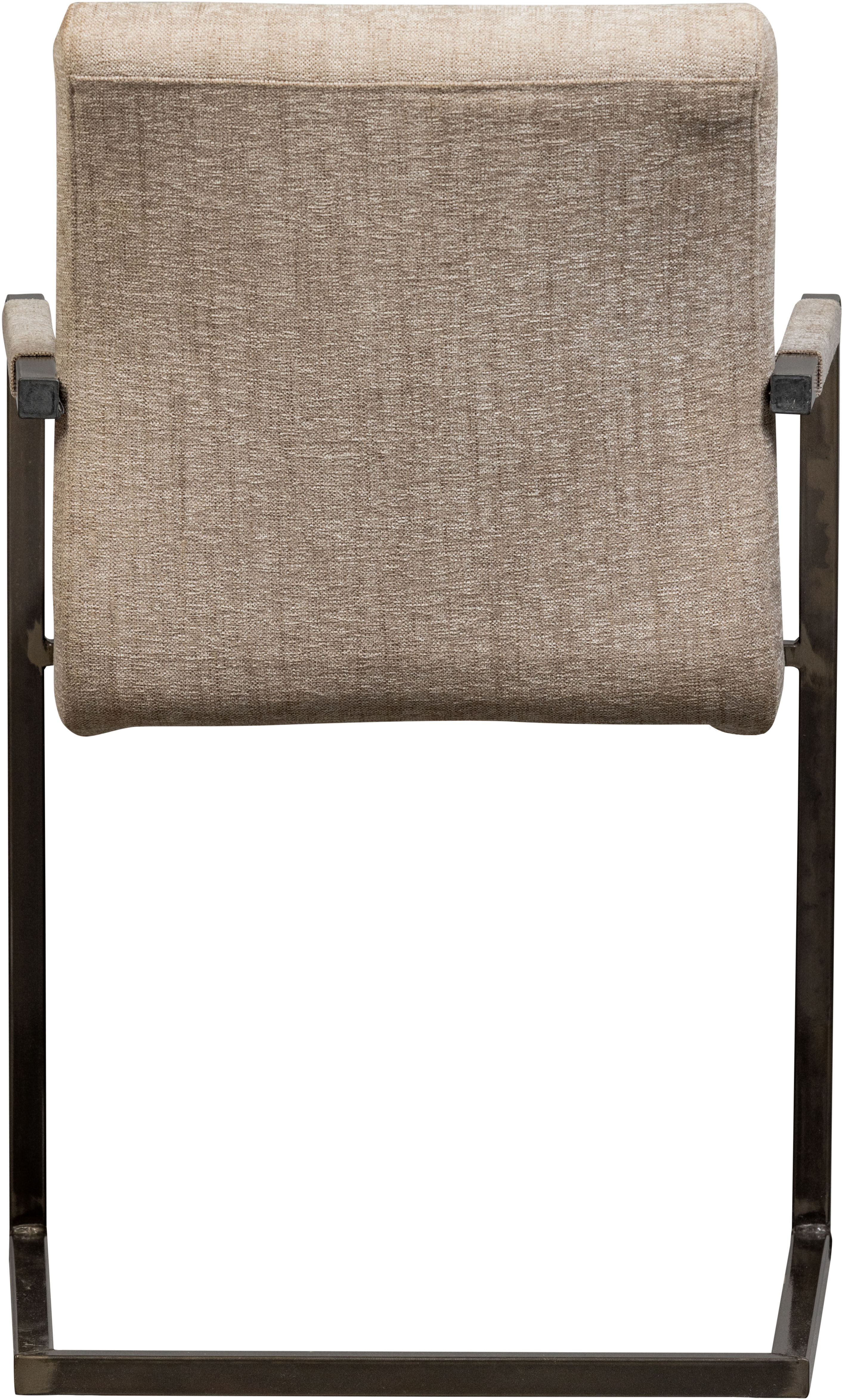Esszimmerstuhl WOOOD "Bas", beige (sand meliert), B:54cm H:87cm T:62cm, Stühle, Esszimmerstuhl, Freischwinger, gepolstert, Breite 54 cm, Metallgestell sand meliert B/H/T: 54cm x 87cm x 62cm, 2 Stk.
