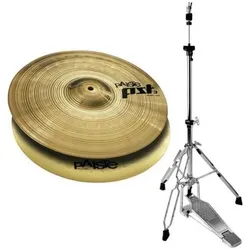 Paiste PST3 Hi Hat 14 mit HiHat Maschine LHD-25.2 (14", Becken, HiHat), Becken