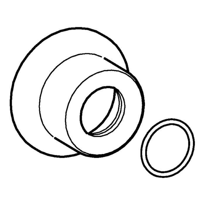Hansa Rosette zu 5106 komplett chrom 59913440