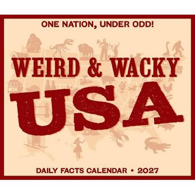 Weird & Wacky USA 2027 5.4 X 6.2 Box Calendar