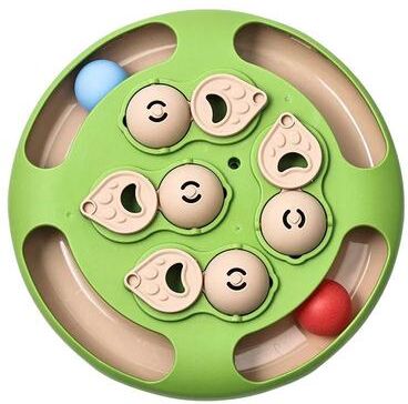 Uplifted Finds Smart Turntable Puzzle Feeder round Ball Green