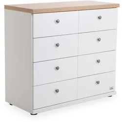 Kommode SANSIBAR AALBORG (BHT 93x86x42 cm) - weiß - BHT 93x86x42 cm