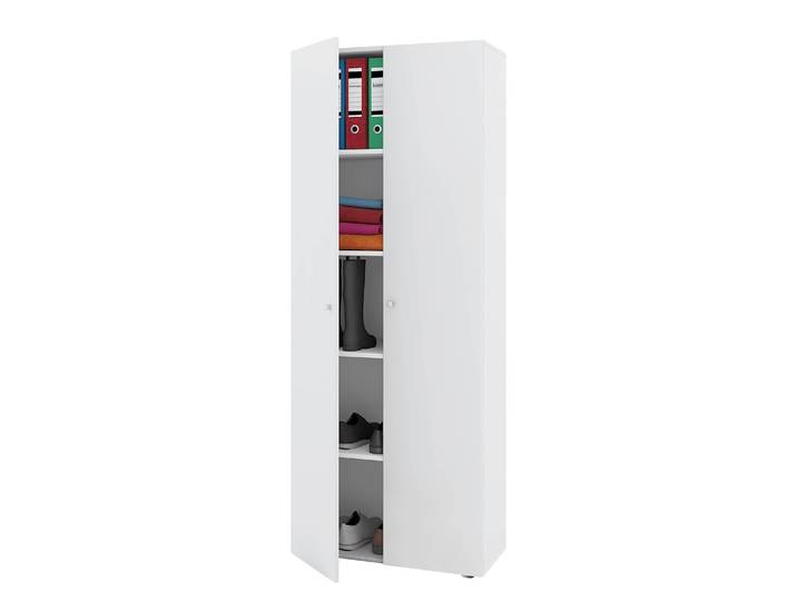 Armoire multifonction Vandol 70 x 178 x 40cm Blanc/Blanc