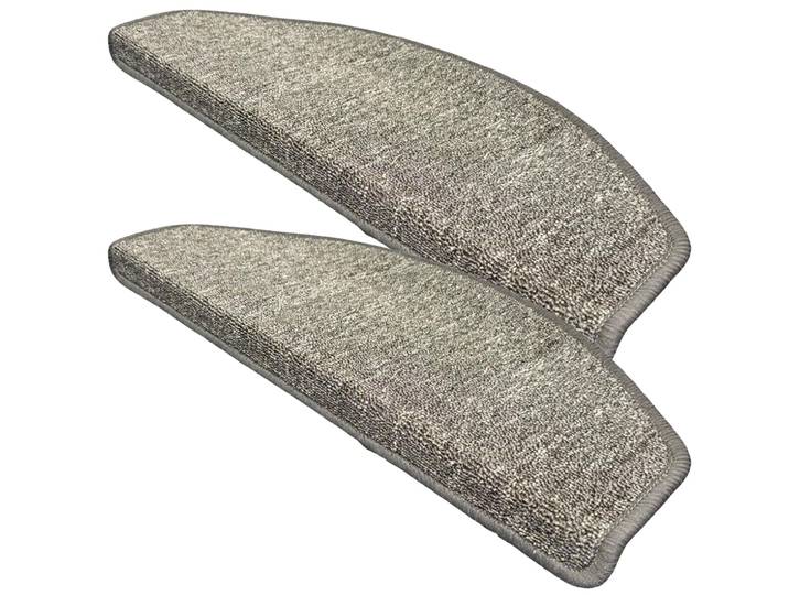 Stufenmatte, 2 Stück, halbrund, anthrazit