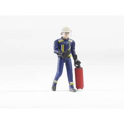 bruder Feuerwehrmann mit Helm, Handsch., Zubehö 60100
