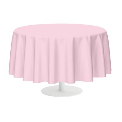 Premium Pink Round Disposable Tablecloths For Parties & Events Premium Pink Round Disposable Tablecloths For Parties & Events