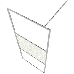 vidaXL, Duschkabine + Duschwand, Radorilla (Glas und Stein) (195 cm, 89 cm, 195 cm)