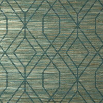 Fine Decor Fusion Teal Trellis Wallpaper
