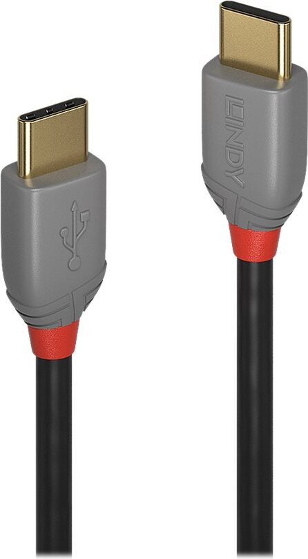 Lindy USB 2.0 kabel Type C naar Type C Anthra Line 3 meter