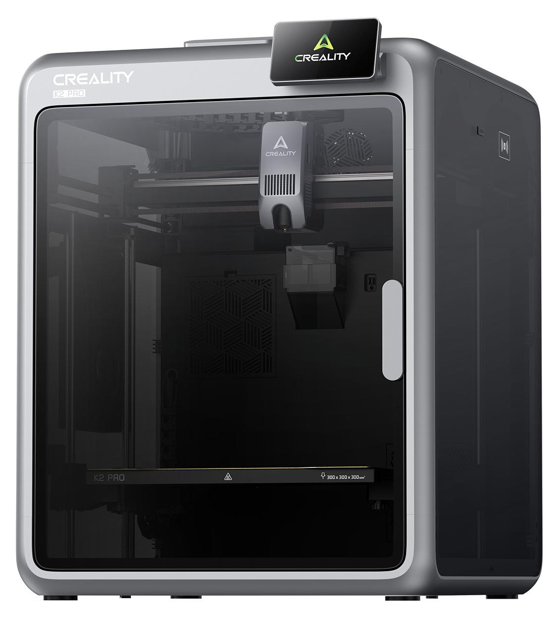 Creality K2 Pro, Fused Deposition Modeling (FDM), WLAN, Ethernet/LAN, USB Anschluss, Sichtfenster
