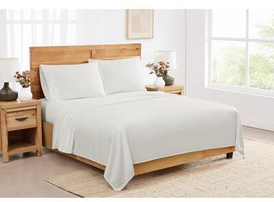 Royal Velvet Signature Dobby Stripe Sheet Set
