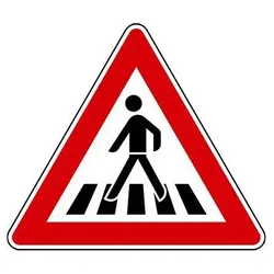 Verkehrszeichen - Fußgängerüberweg, Zeichen 145-12