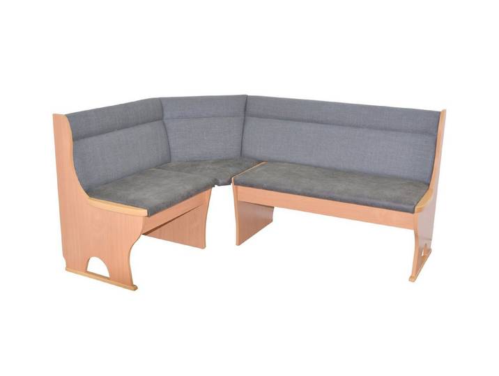 moebel-direkt-online Eckbank Cora II (Stellmaß ca. 125x165 cm, Schenkel rechts/links montierbar)