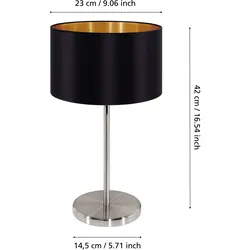 EGLO, Tischlampe, Maserlo (E27)