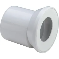 WC-Stutzen aus PP, 155 mm, exzentrisch
