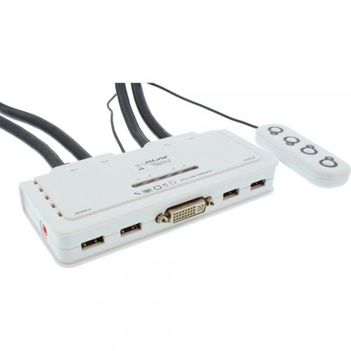 InLine 61614I 4-fach DVI-KVM Switch