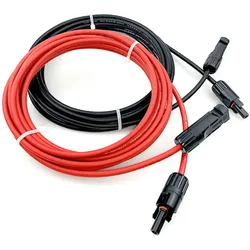 Alcapower Solarkabel-Verlängerung mit MC4-Steckern, Doppelkopf, 1,5m, 1000V, 30A, 2,5mm2, XLPO-Isolierung, hohe Beständigkeit, IP67