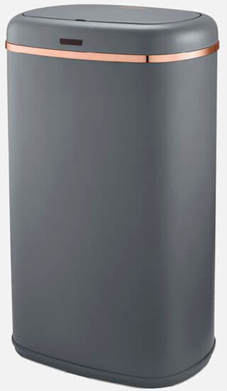 Tower Cavaletto 58L Grey & Rose Gold Sensor Bin