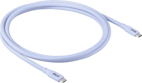 Club3D USB-C Kabel USB-C Stecker 2.00m Blau CAC-3003