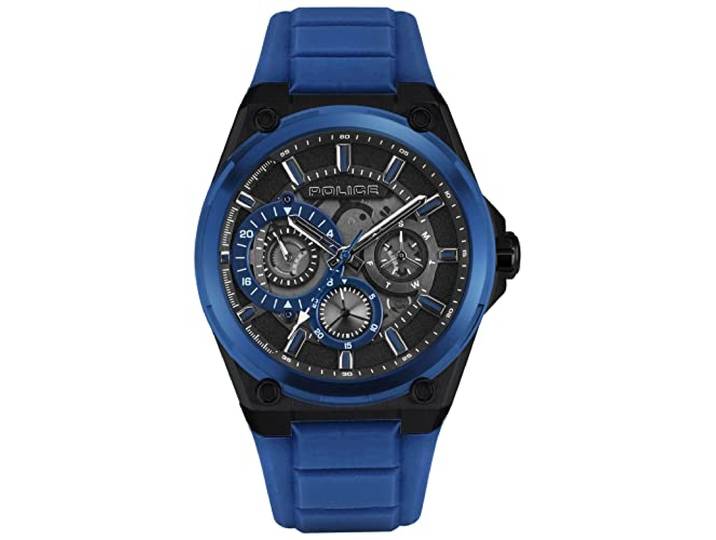 Police Analoog PEWJQ2203240, Blauw, Minimalist