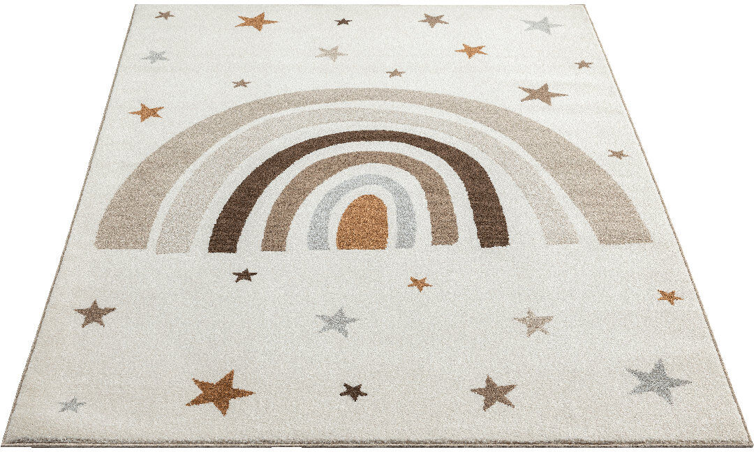 Isabelle & Max Power Loom Cream Rug Cream Rectangle 160cm x 220cm