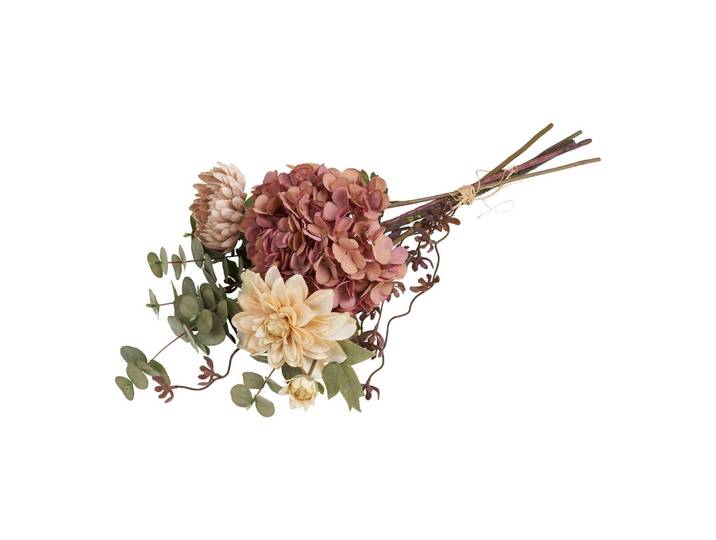 Kunstblume Dahlia Bouquet, Grün, Dunkelrosa, Beige, Kunststoff, 30x25x68 cm, Dekoration, Blumen & Blumentöpfe, Kunstblumen