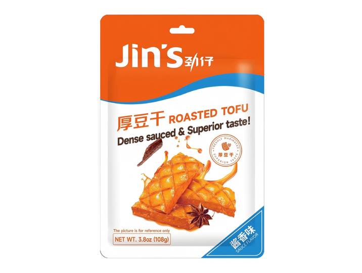 【Bestseller】Jin Zai dikke gedroogde tofu met sausachtige smaak 108 g