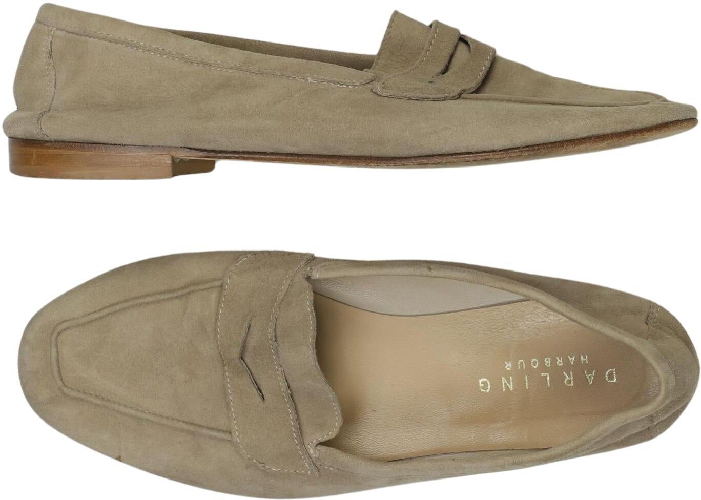 darling harbour Damen Halbschuh, Beige, Gr. EU 37, kein / Etikett - Second Hand