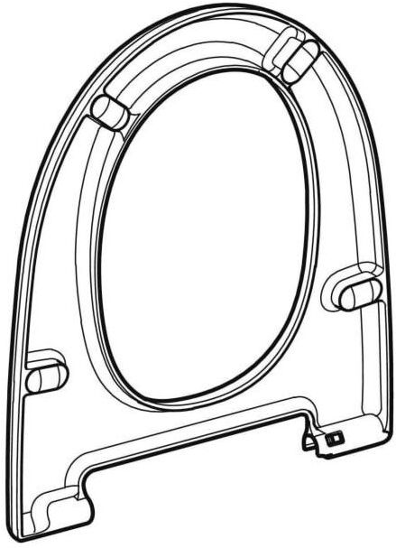 Geberit WC-Sitz 243215111 weiß, zu AquaClean Mera Classic