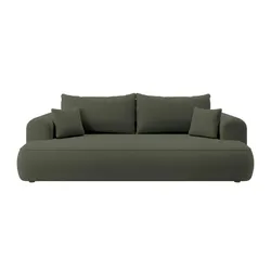 Selsey Einzelsofa mit Schlaffunktion  ¦ grün ¦ Maße (cm): B: 250 H: 92