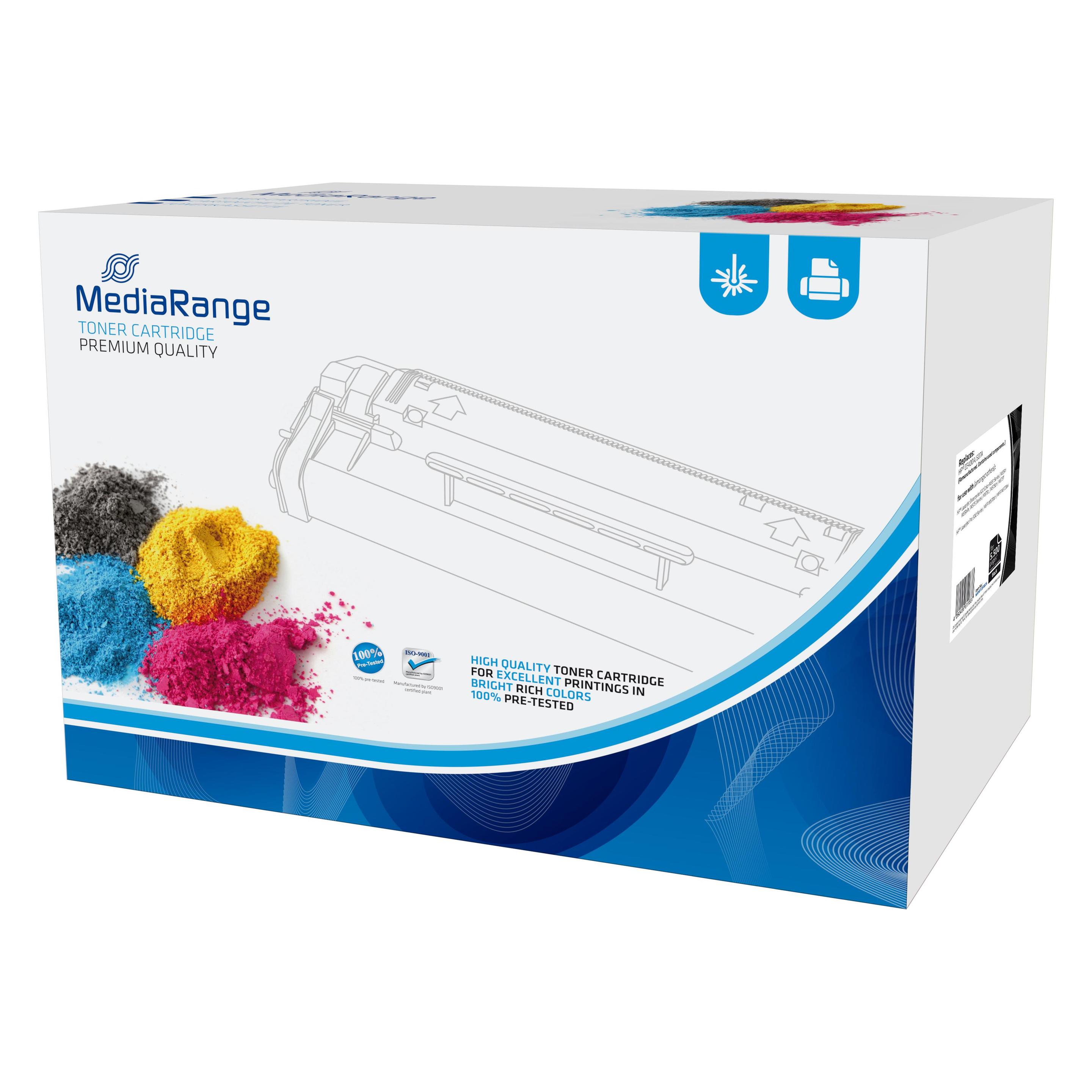 MediaRange Toner HP CE400A/507A wiederaufbereitet schwarz - Wiederaufbereitet - Tonereinhei (BK) (MRHPTCE400A)