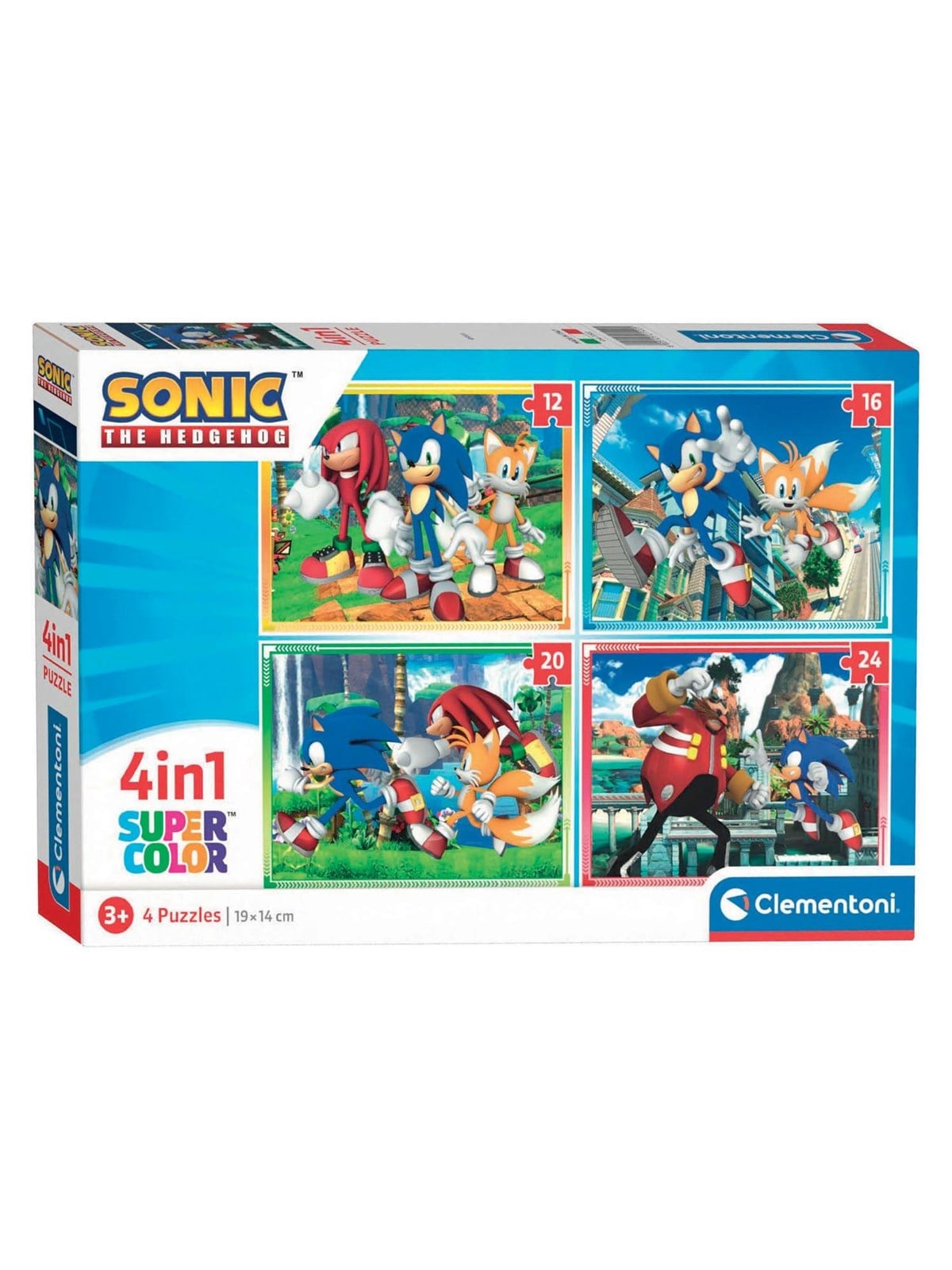 Clementoni Puzzle Sonic 4in1 2D Puzzles