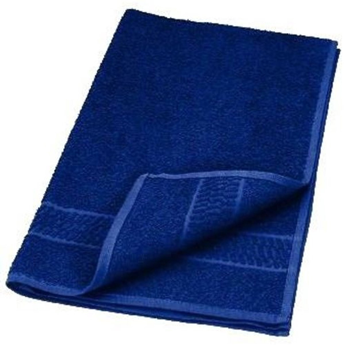 Bobtuo Katoenen Handdoek Ultramarijn Blauw 50 x 85 cm