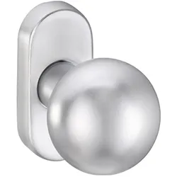 EDI, Türgriff + Türgarnitur, Profiltürknopf 2033/5010 Material Edelstahl EST fest/drehbar (Türknopf)