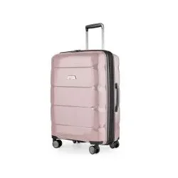 Britz - Koffer Hartschalenkoffer Trolley, TSA, 66 cm, 68 Liter Altrosa