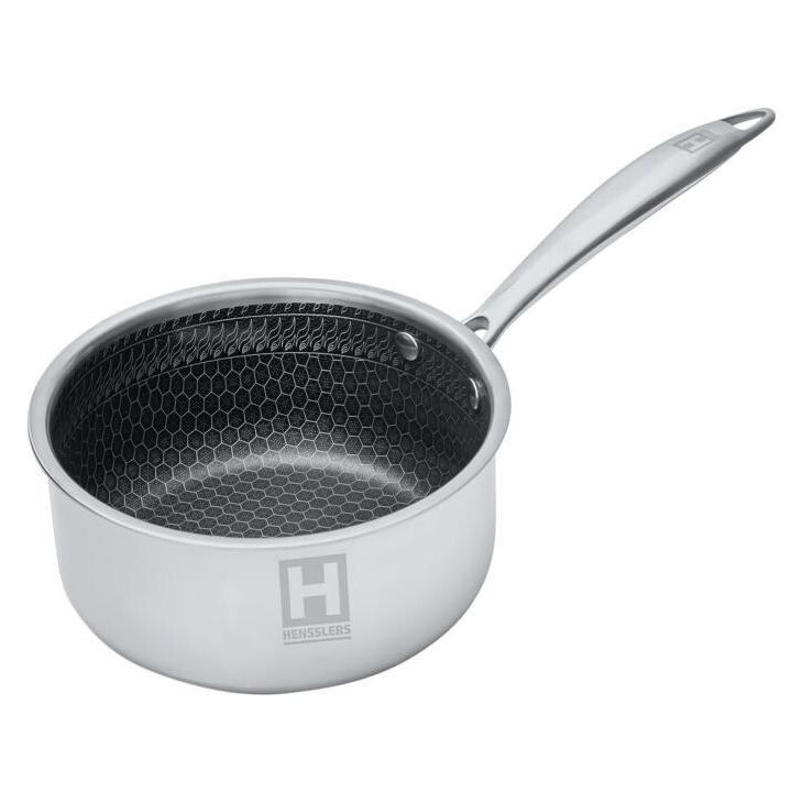 Henssler HSN Stielkasserolle16cm 2,2l (Kochtopf, Stielkasserolle, Edelstahl, 16 x 8 cm) (114581)