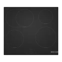 NIF61ABB5E Induktionskochfeld herdgebunden 60cm Mattschwarz Bräterzone Rahmenlos