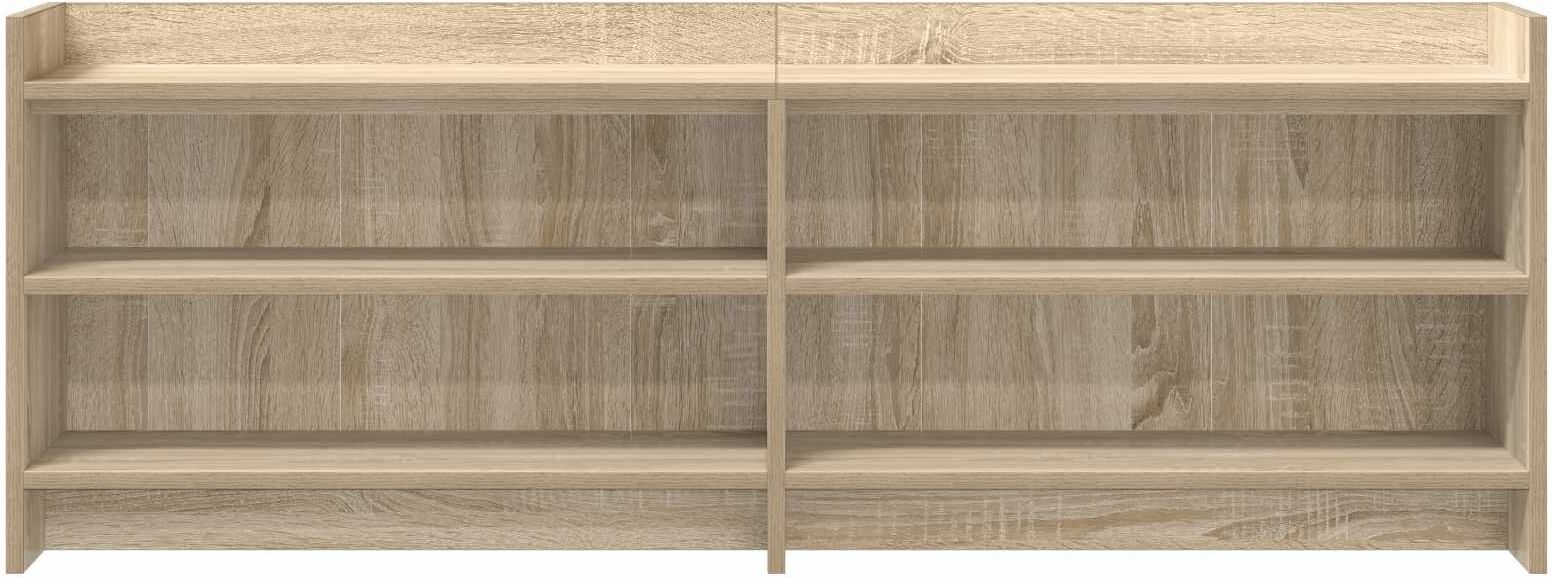 vidaXL Meuble TV 130 x 33 x 47 cm Chêne Sonoma