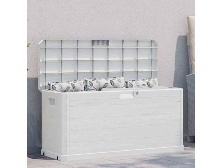 Gris Boîte de rangement de jardin 280 L Gris clair - Coffres de jardin H6921