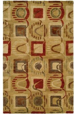 KALATY Vista Multi/Beige Hand-tufted Area Rug