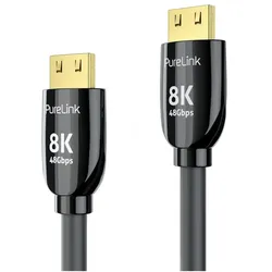 Purelink HDMI – HDMI (0.50 m), Videokabel, Schwarz