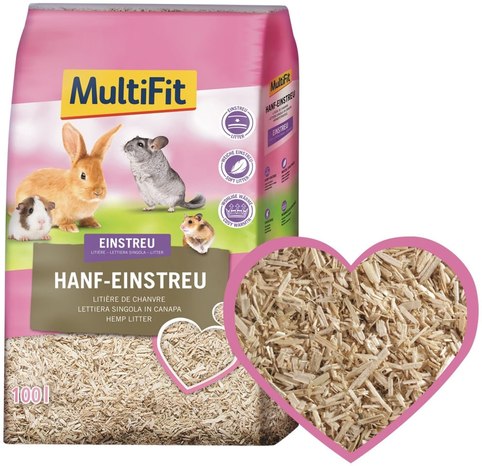 Multifit Lettiera Fibra Canapa 100L
