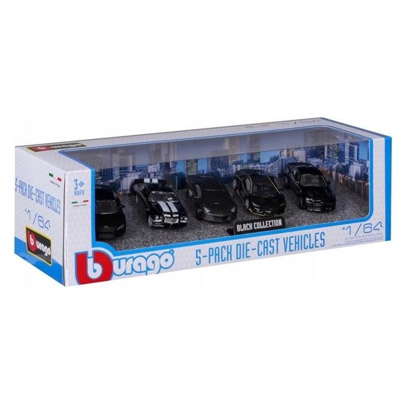 Bburago Fahrzeuge Schwarze Kollektion 5-teilig (240795)