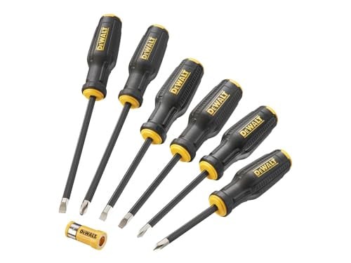 DeWalt Full Fit Magnetische Schroevendraaierset van S2 Staal, 6-delig