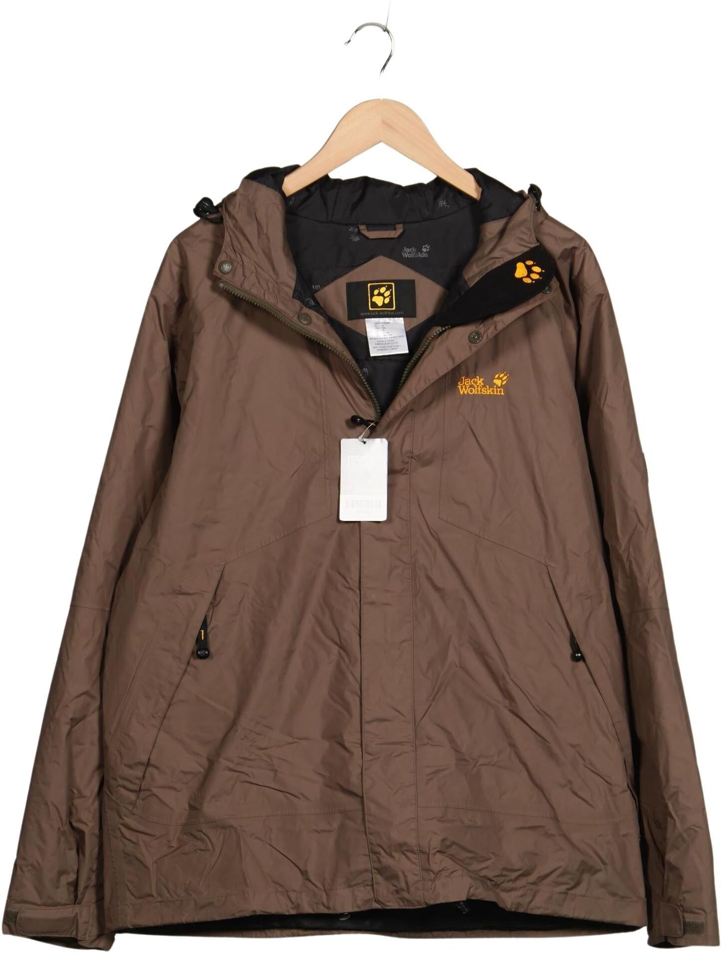 Jack Wolfskin Herren Jacke, Braun, Gr. XL, Tex / Membran / Synthetik - Second Hand