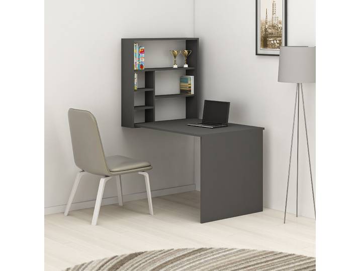 Skye Decor\, Sedir - Anthracite\, Bureaux\, Anthracite\, 59 x 80\,2 x 16 cm
