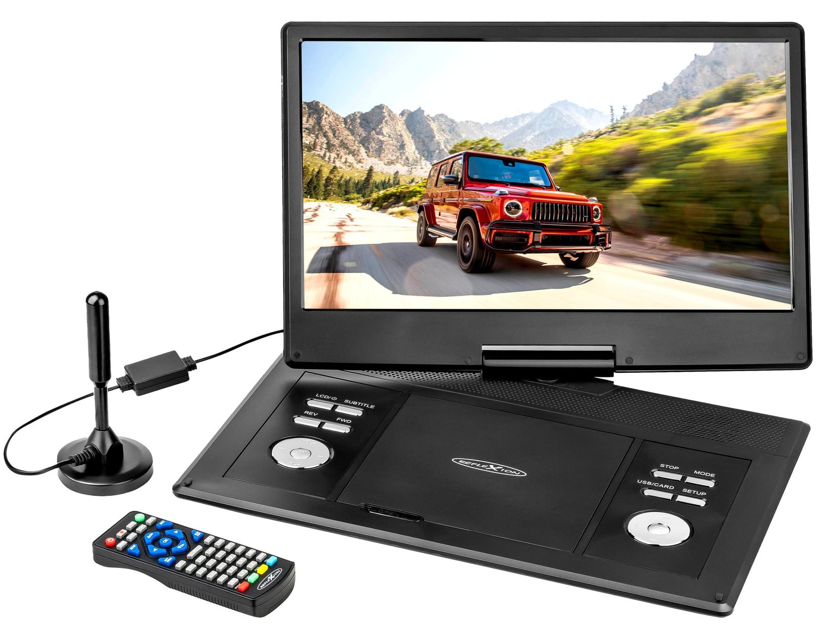 Reflexion REFLEXION DVD1424 Draagbare DVD-speler met 14 inch LCD-scherm